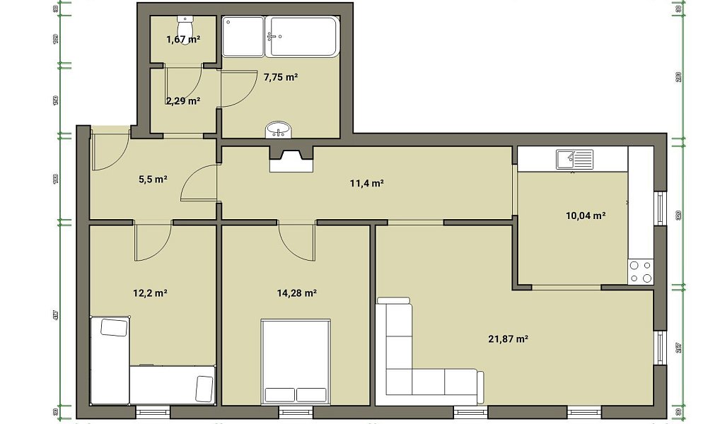 Prodej bytu 3+kk 113 m², Mariánské Lázně – náhled fotky 4