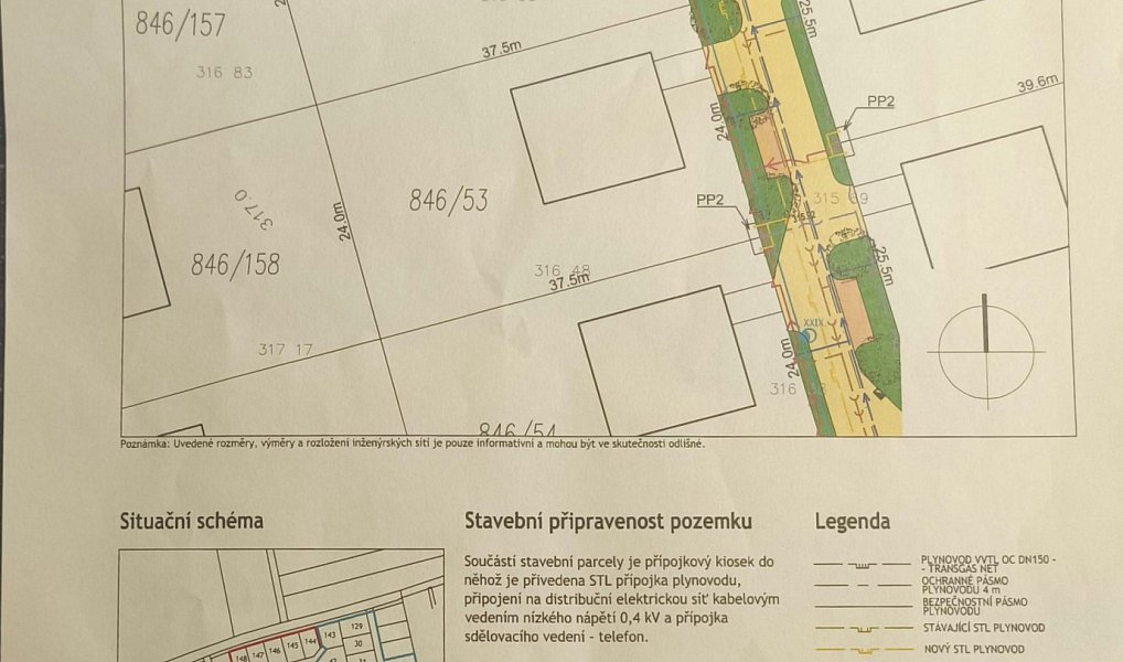 Prodej stavebního pozemku 1 800 m², Křenice – náhled fotky 5