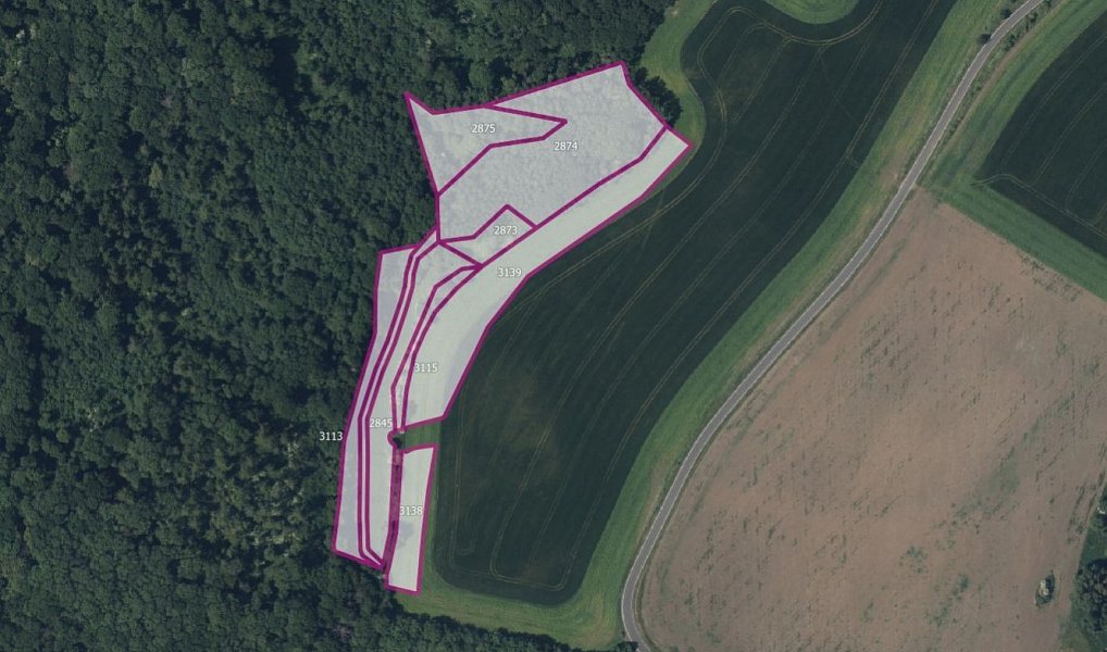 Prodej pole 28 333 m², Kostomlaty pod Milešovkou – náhled fotky 2