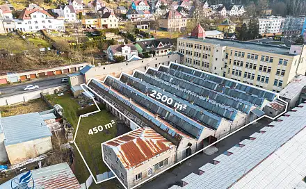 Prodej skladovacích prostor 2 500 m², Kraslice
