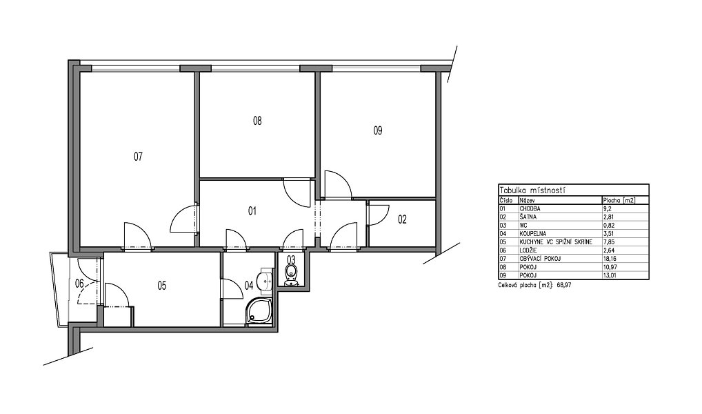 Prodej bytu 3+1 70 m², Brno – náhled fotky 25