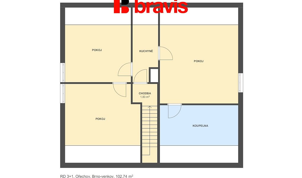 Prodej domu 102 m² s pozemkem 1 688 m², Ořechov – náhled fotky 7