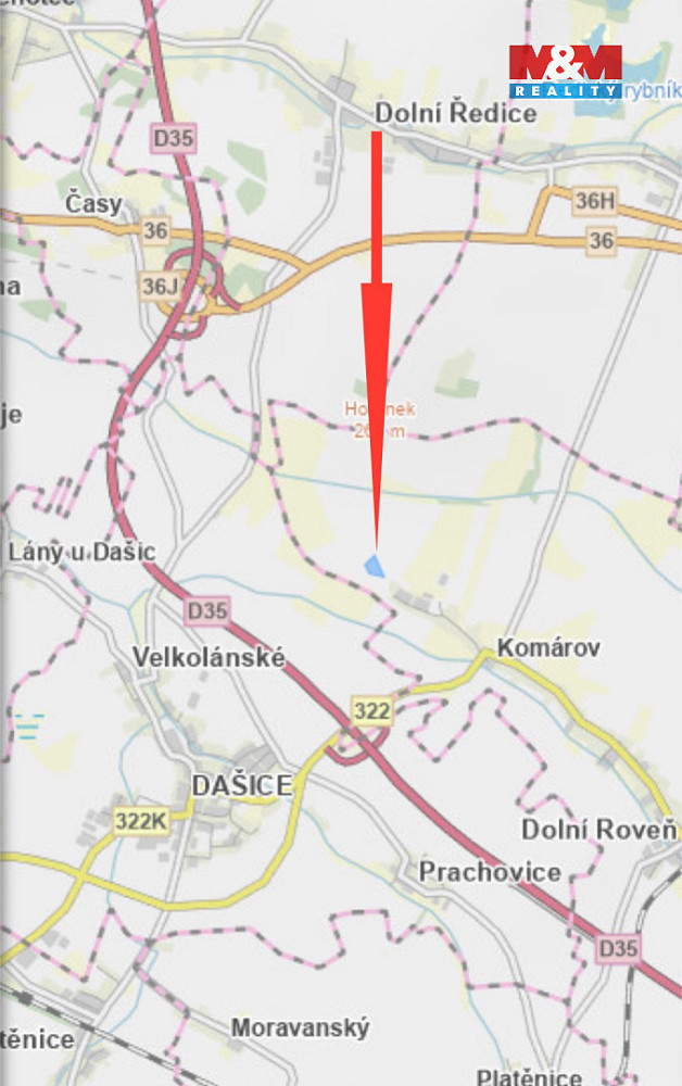 Prodej pole 15 909 m² – pohled 5
