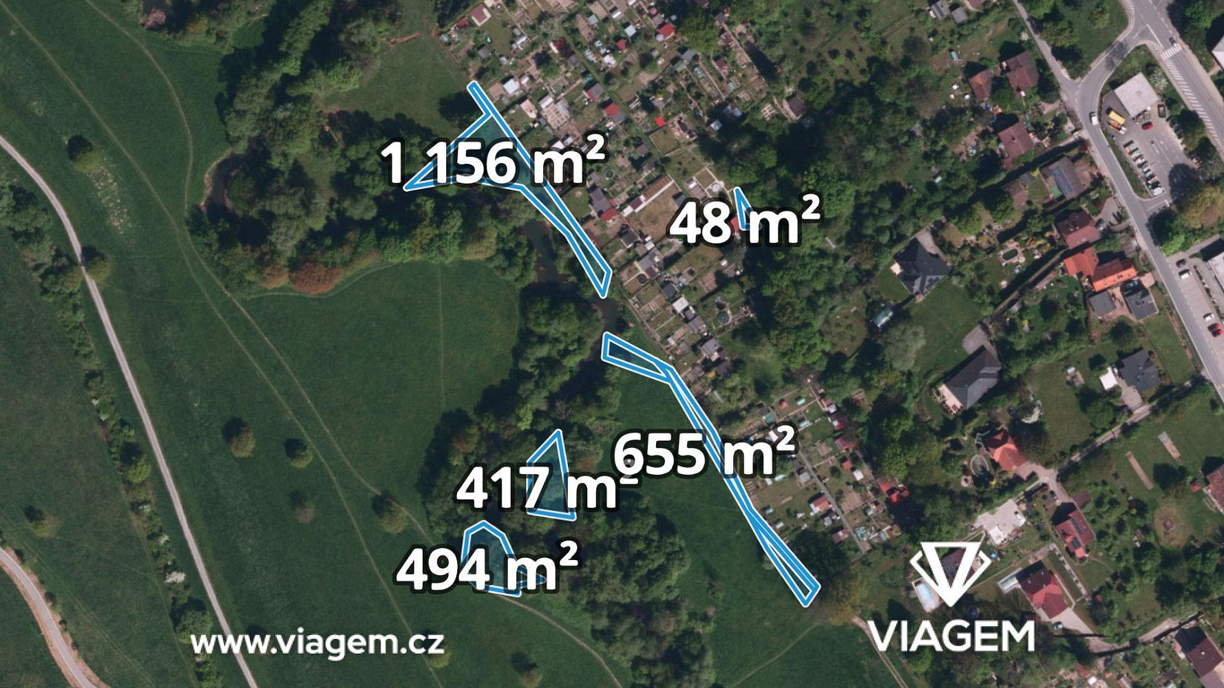 Prodej pole 1 038 m²