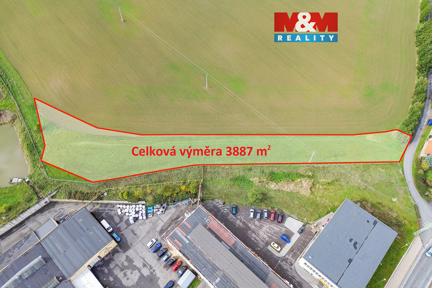 Prodej komerčního pozemku 3 887 m²