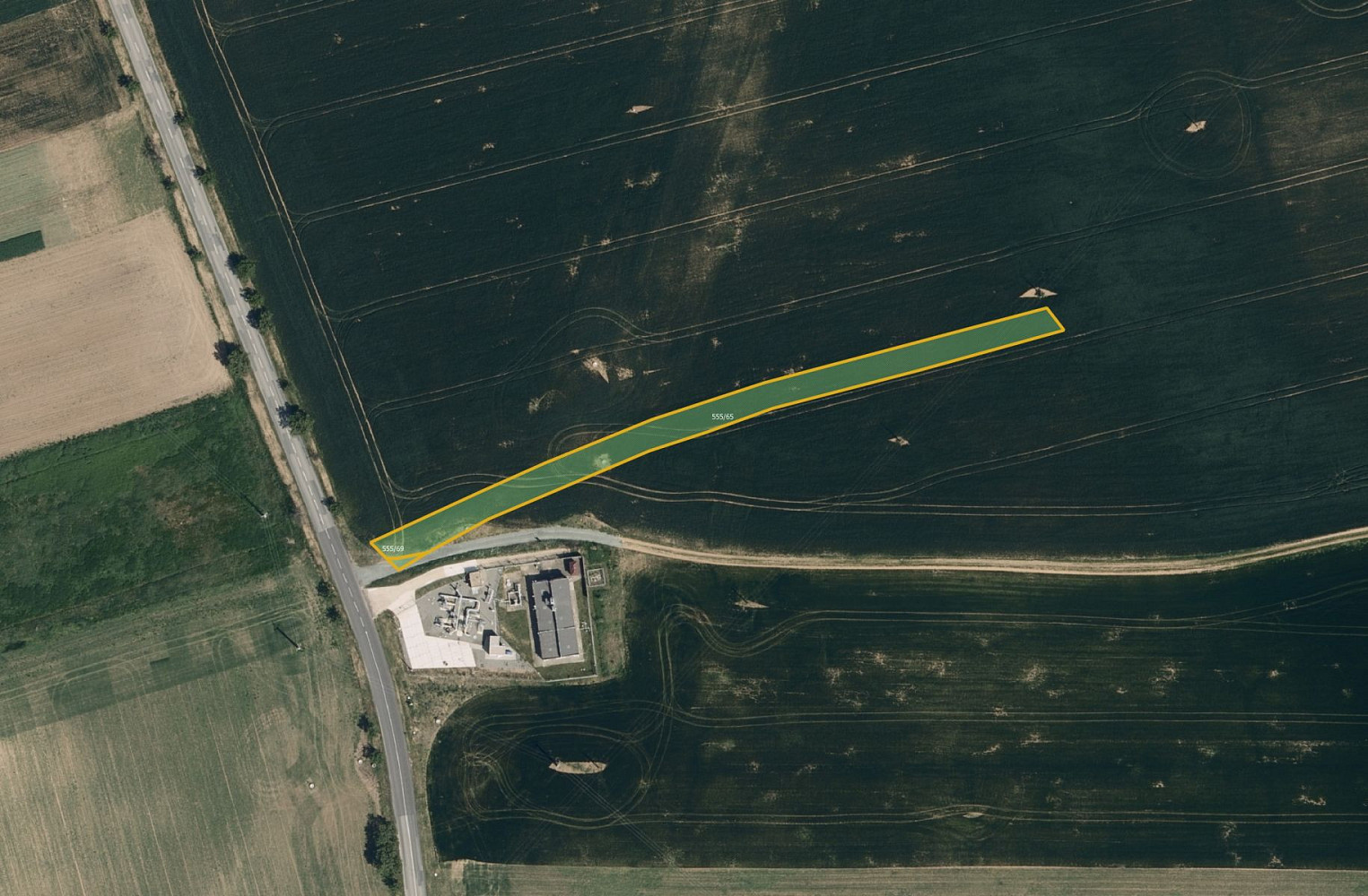 Prodej pole 9 455 m²