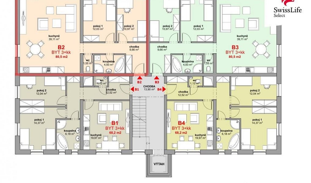 Prodej bytu 3+kk 80 m², Polná – náhled fotky 8