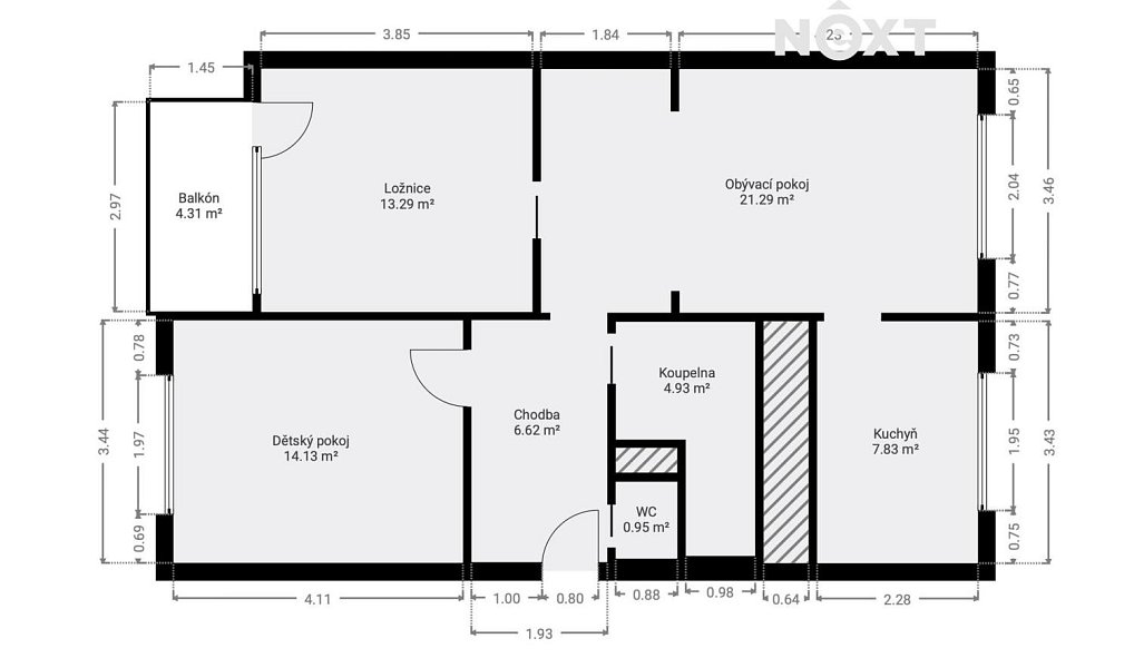 Prodej bytu 3+1 70 m², Přeštice – náhled fotky 17