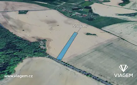 Prodej pole 1 479 m², Trokavec, okres Rokycany