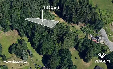 Prodej lesa 776 m², Náchod