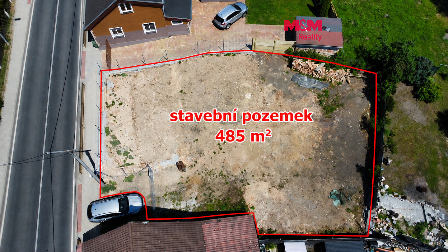 Prodej stavebního pozemku 485 m²