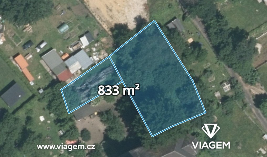 Prodej zahrady 416 m², Plesná – fotka 1 z 5