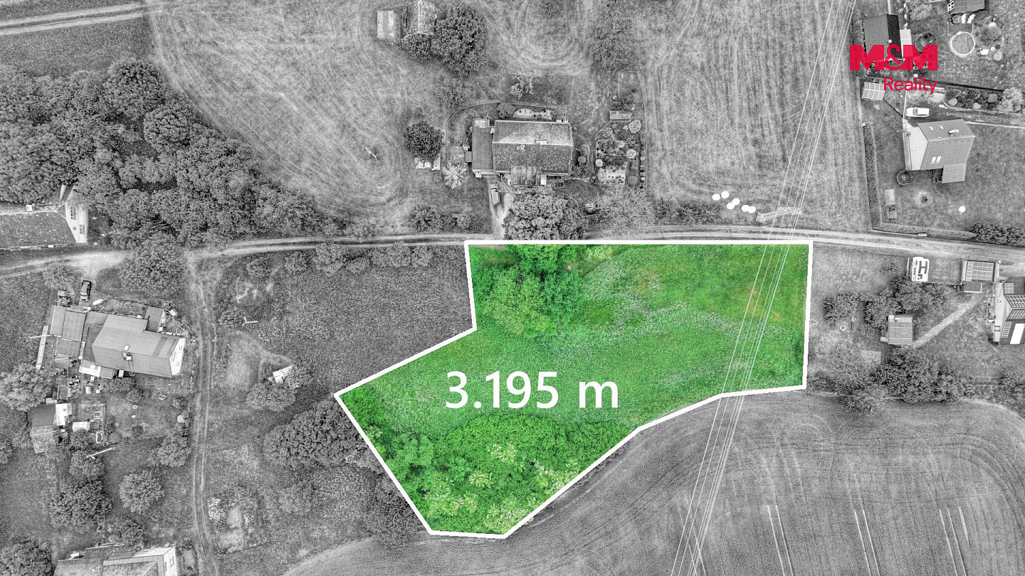 Prodej stavebního pozemku 3 195 m² – fotografie 5