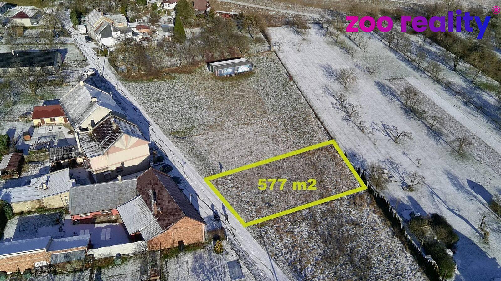 Prodej stavebního pozemku 577 m²