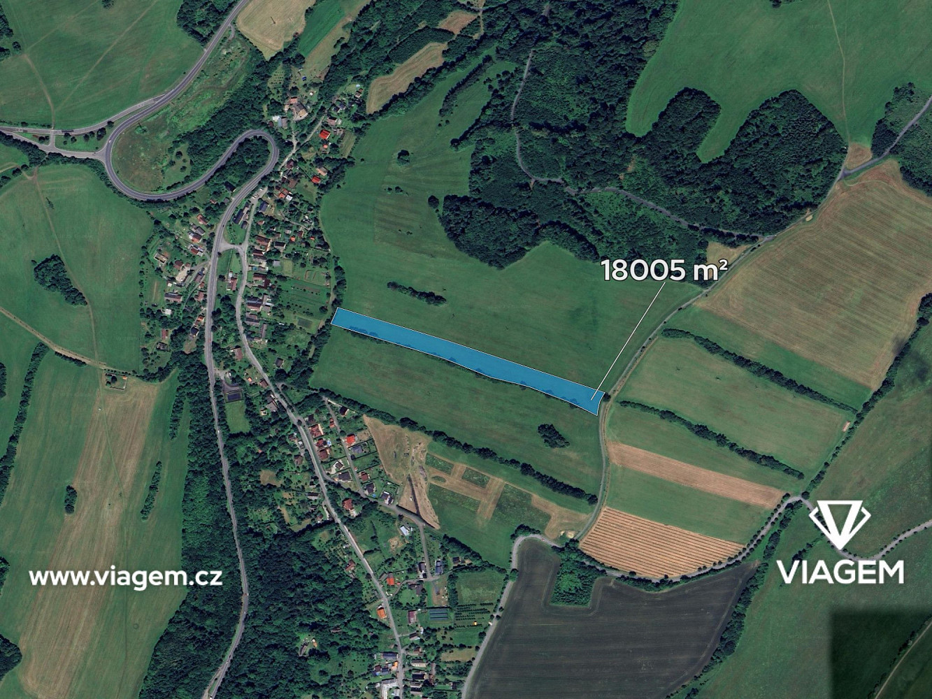 Prodej pole 12 003 m² – fotografie 2