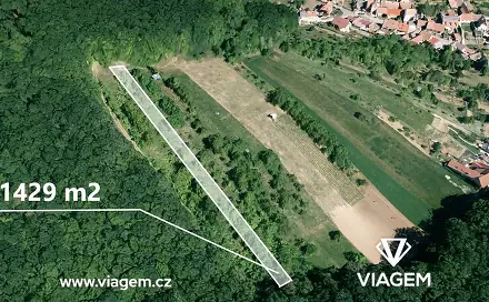 Prodej zahrady 857 m², Klobouky u Brna, okres Břeclav