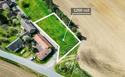 Prodej stavebního pozemku 1 200 m², Třebsko, okres Příbram
