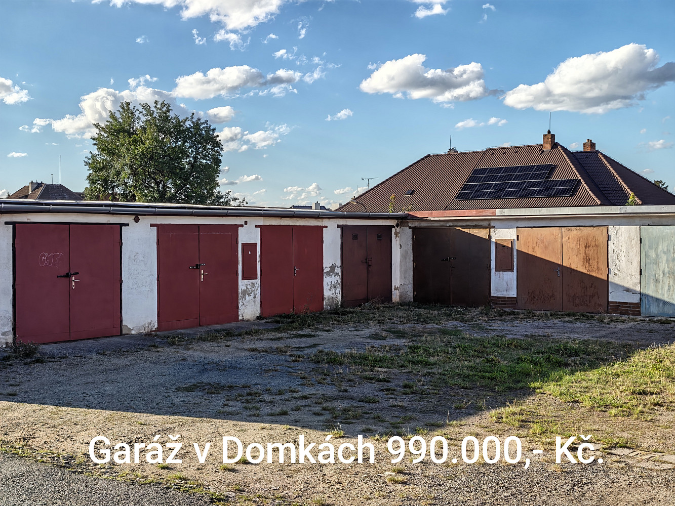 Zděná garáž 18 m² s elektřinou – ulice Arbesova, Třebíč – fotografie 3