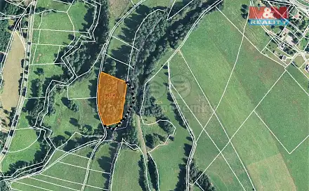 Prodej lesa 9 502 m², Bernartice, okres Trutnov