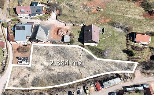 Prodej stavebního pozemku 2 384 m², Vysoký Most, Trutnov - Bojiště