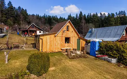 Prodej chaty/chalupy 19 m² s pozemkem 275 m², Loučovice, okres Český Krumlov
