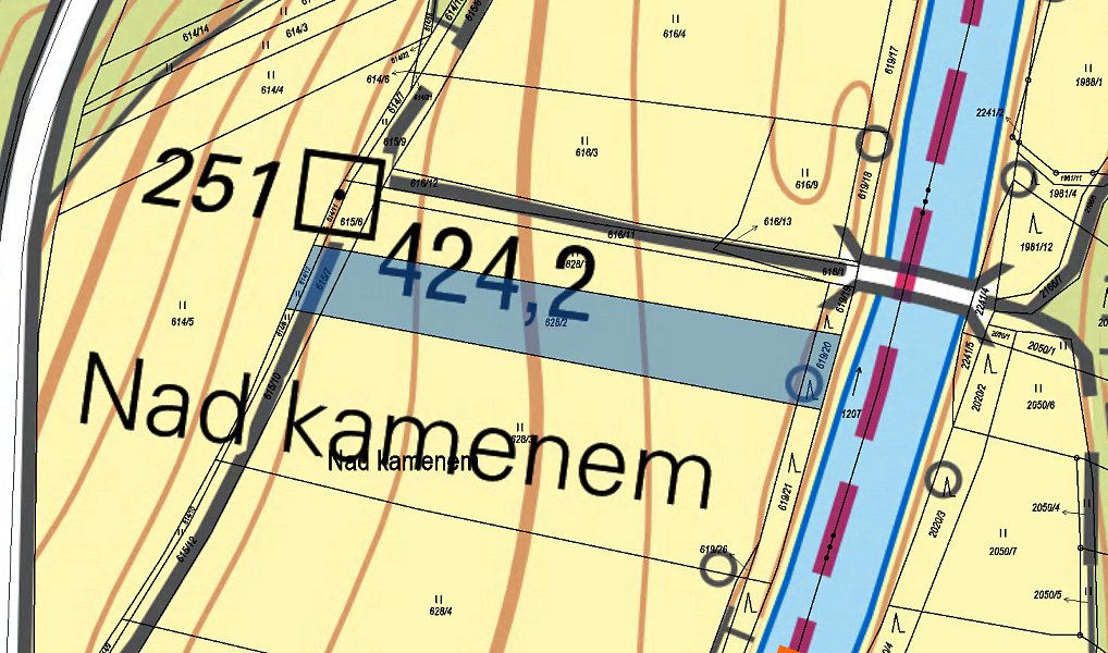 Prodej pozemku 393 m², Doudleby – náhled fotky 3