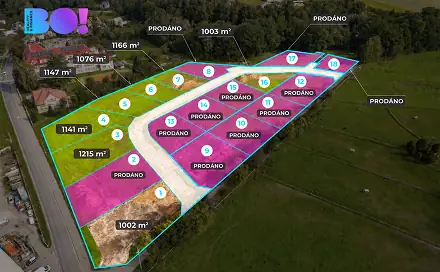 Prodej stavebního pozemku 1 002 m², Havířov, okres Karviná