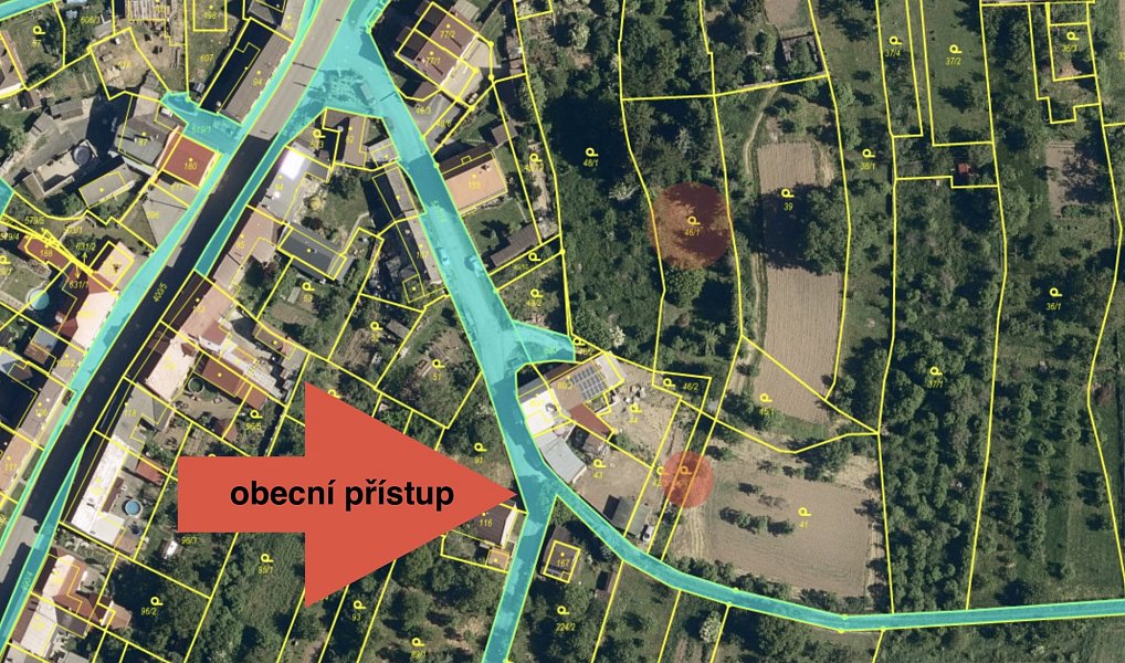 Prodej stavebního pozemku 1 062 m², Zdounky – náhled fotky 3