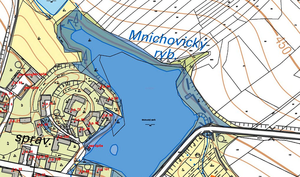 Prodej vodní plochy 879 m², Mnichovice – náhled fotky 3