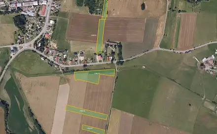 Prodej pole 26 000 m², Tisovec, okres Chrudim