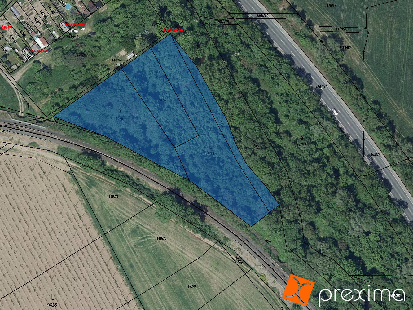 Prodej pozemku 1 526 m²