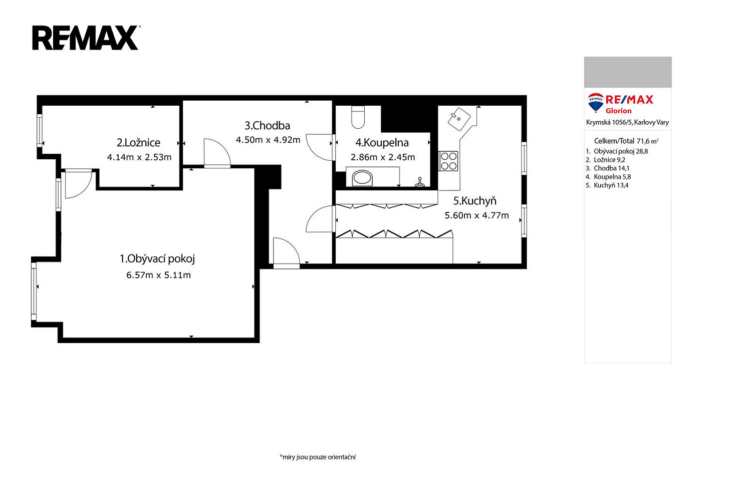 Prodej bytu 2+1 72 m² – fotografie 4