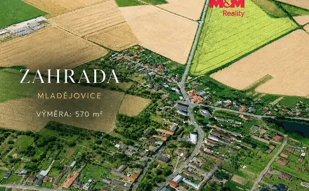 Prodej zahrady 570 m², Mladějovice, okres Olomouc