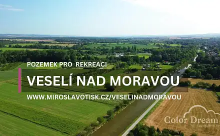 Prodej stavebního pozemku 2 268 m², Veselí nad Moravou, okres Hodonín