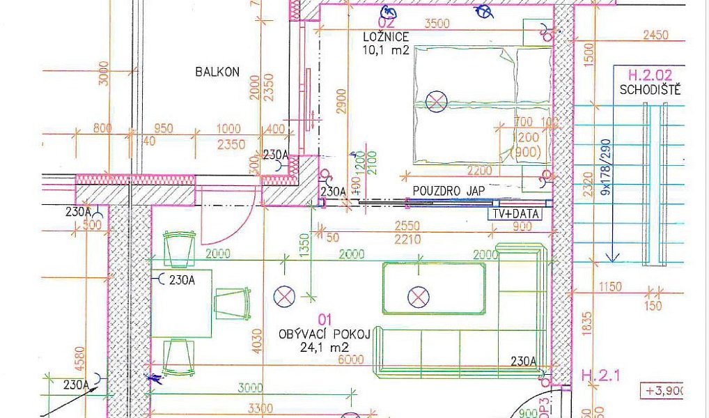 Pronájem bytu 2+kk 44 m², Hořovice – náhled fotky 4