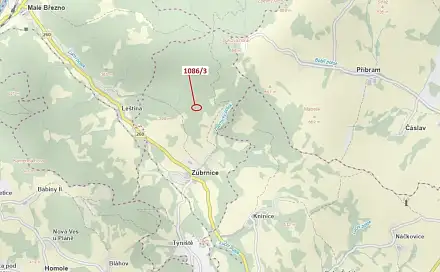 Dražba lesa 18 m², Zubrnice