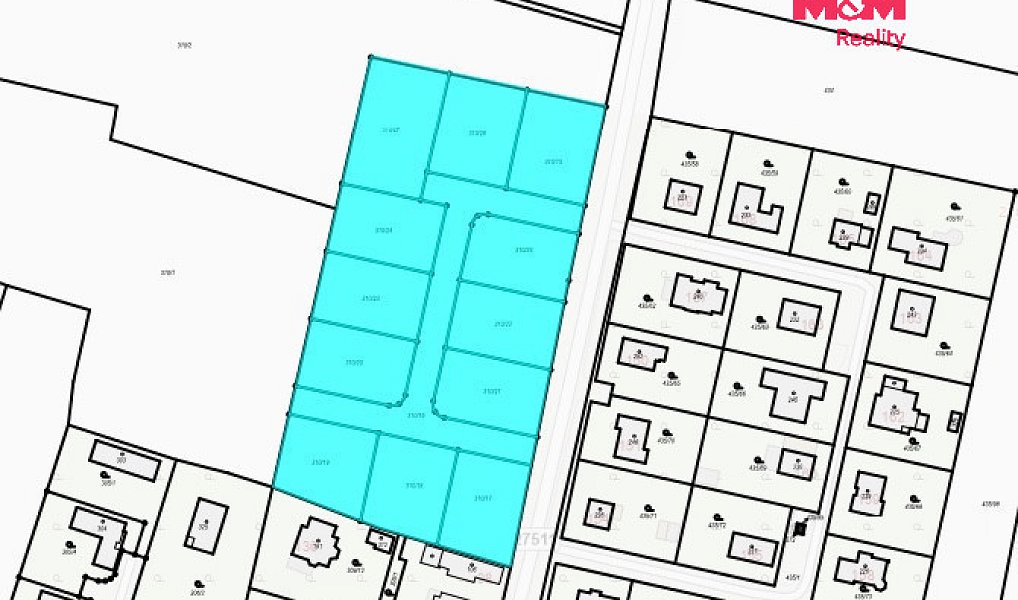 Prodej stavebního pozemku 806 m², Kosořice – náhled fotky 2