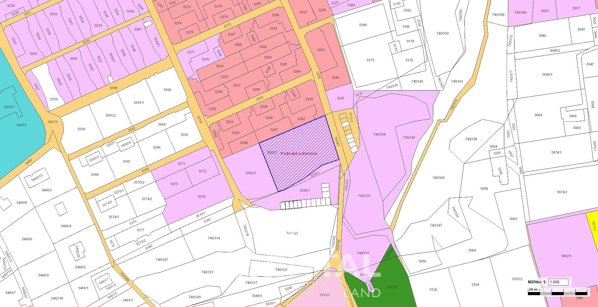 Prodej stavebního pozemku 2 458 m² – fotografie 2