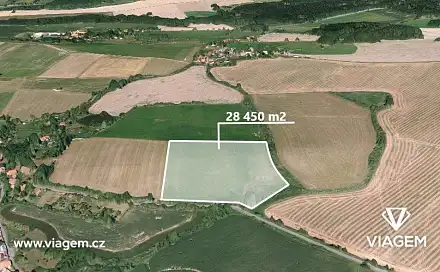 Prodej pole 14 225 m², Ždírec, okres Plzeň-Jih