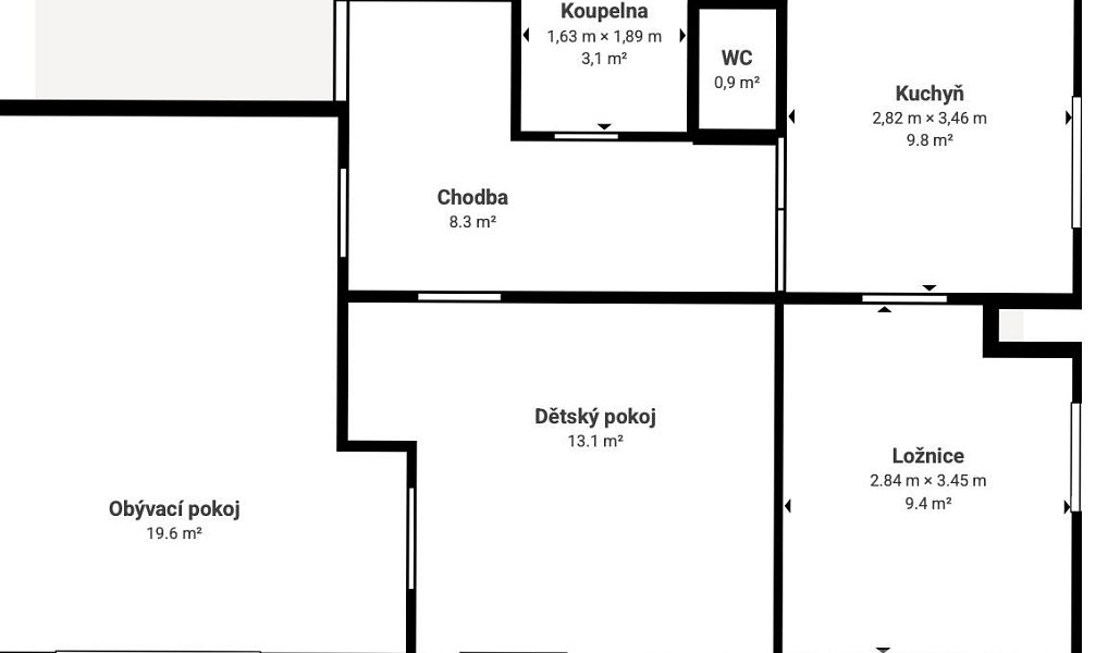 Prodej bytu 3+1 69 m², Velká nad Veličkou – náhled fotky 10