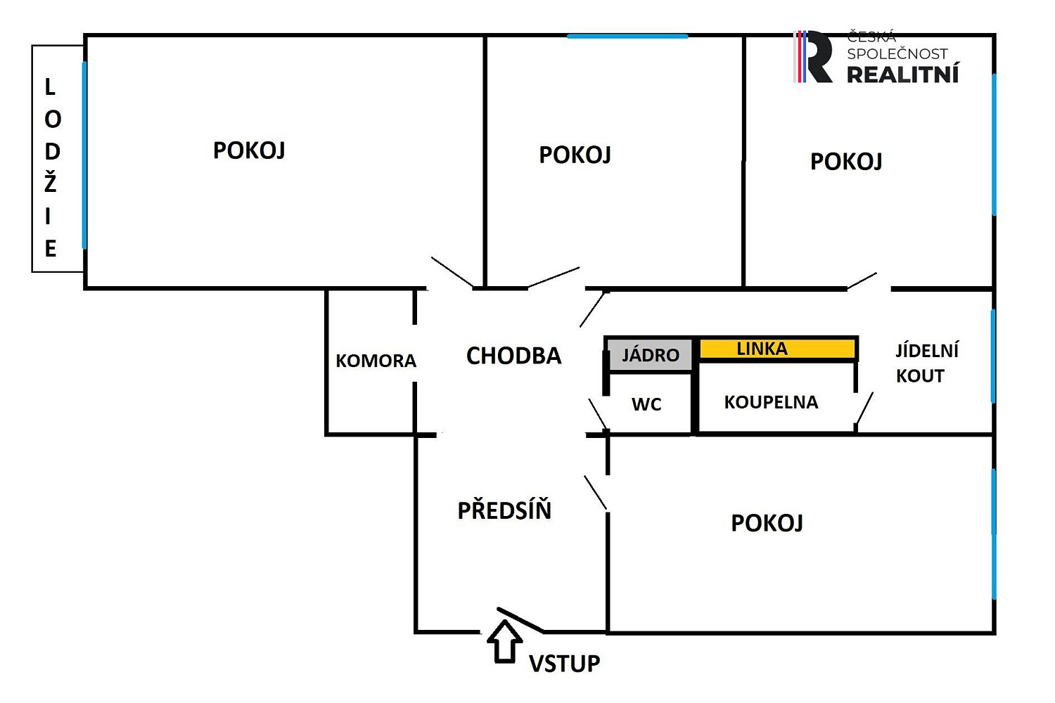 Prodej bytu 4+1 80 m² – fotografie 3