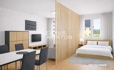 Prodej bytu 1+kk 47 m², Nad Okrouhlíkem, Praha 8 - Libeň