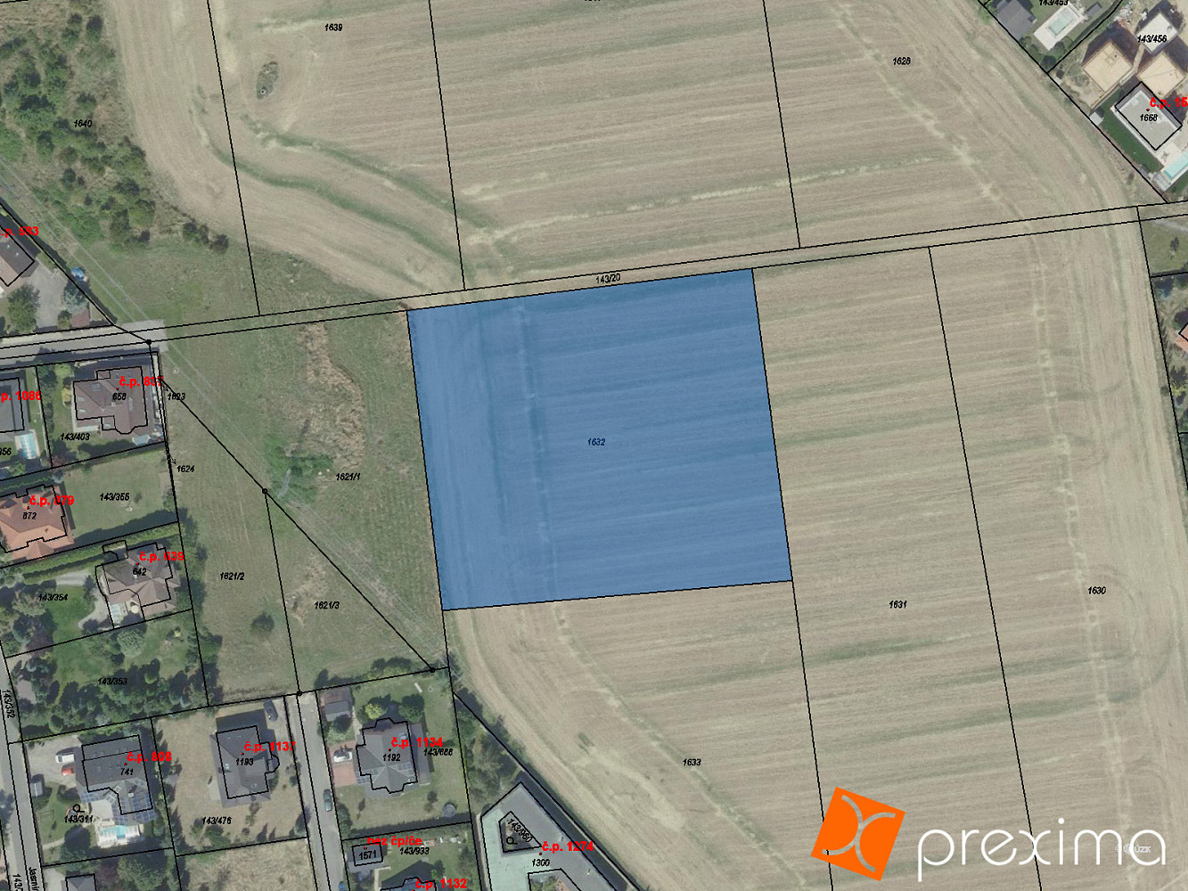 Prodej pozemku 186 m² – fotografie 3