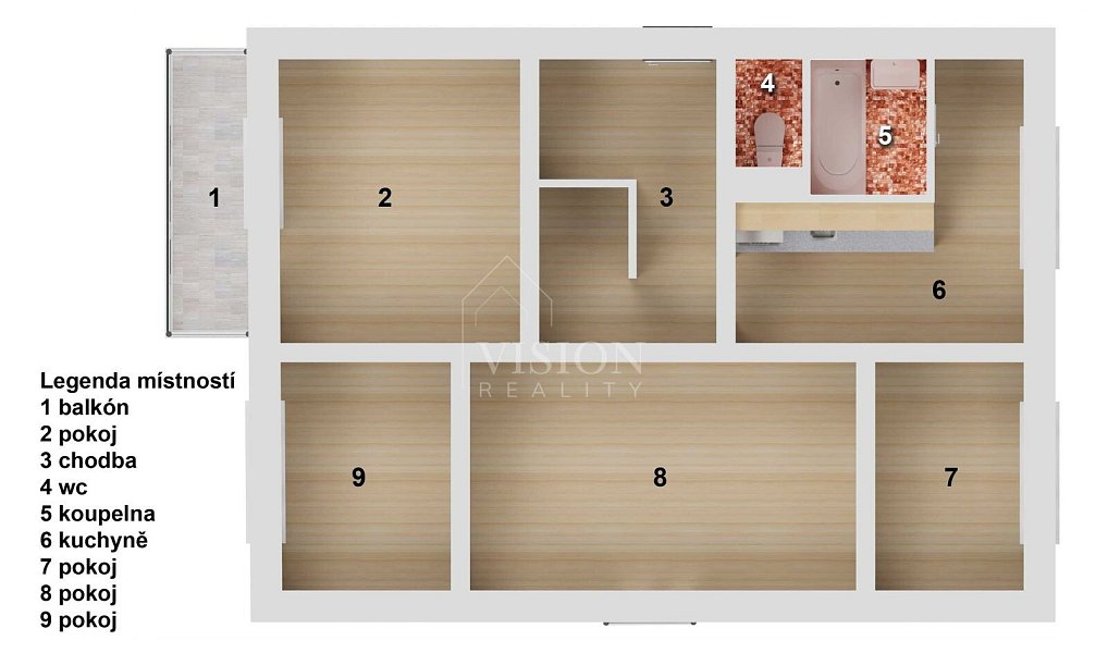 Prodej bytu 4+1 65 m², Jindřichův Hradec – náhled fotky 12