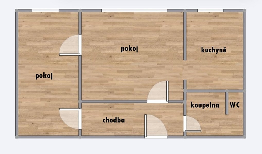 Pronájem bytu 2+1 45 m², Ostrava – náhled fotky 4