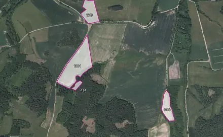 Prodej pole 30 661 m², Kuřimany, okres Strakonice