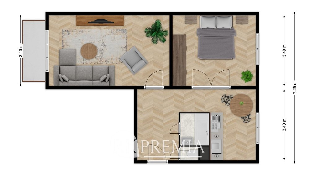 Prodej bytu 2+1 54 m², Bílina – náhled fotky 7