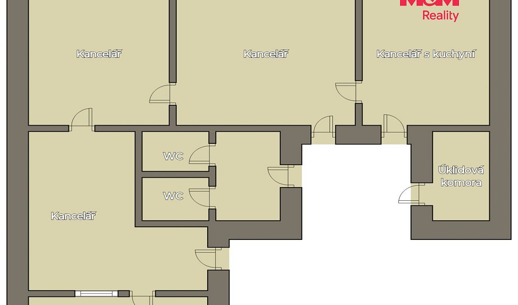 Pronájem kanceláře 85 m², Ledeč nad Sázavou – náhled fotky 3