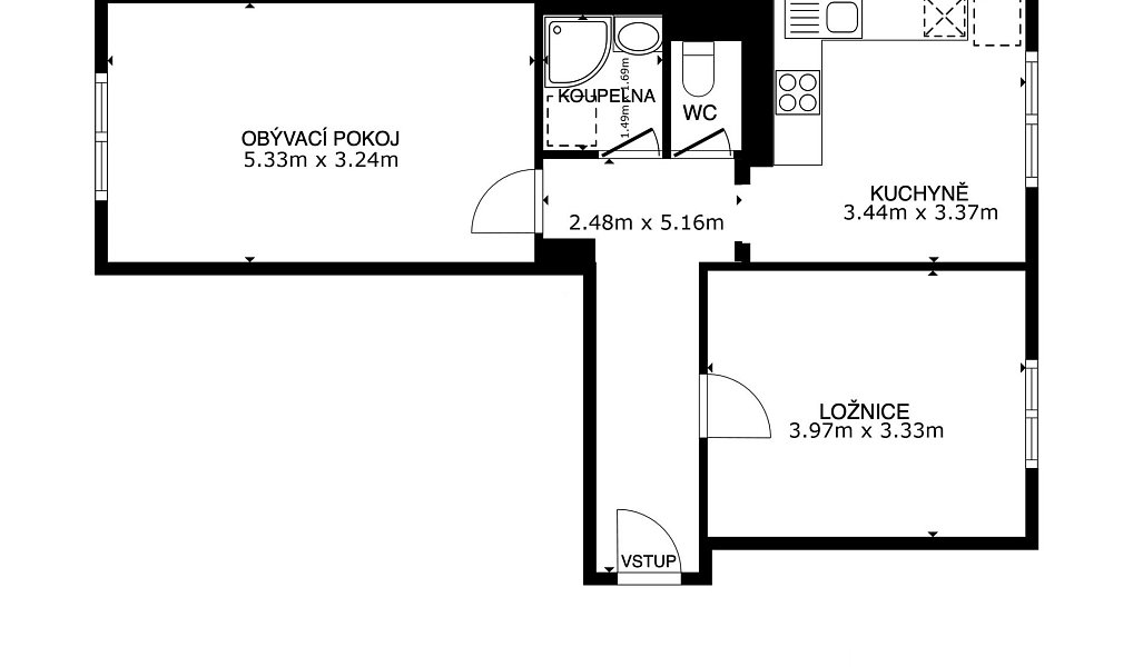 Prodej bytu 2+1 60 m², Štětí – náhled fotky 14