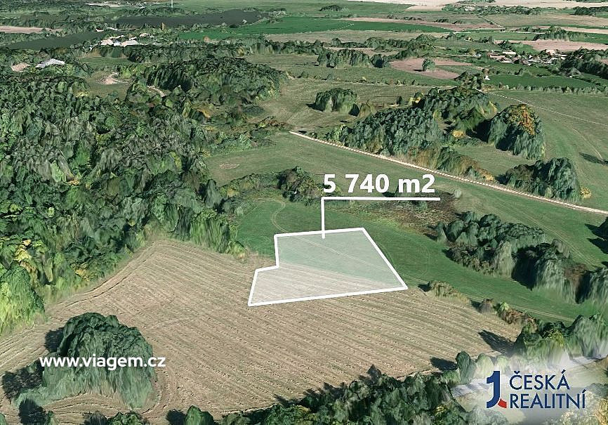 Prodej pole 956 m² – fotografie 2